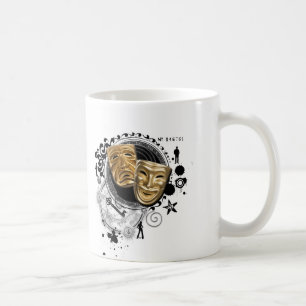Alchemy of Acting Drama Masks Coffee Mug