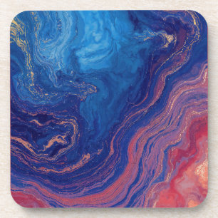 “Alchemy of Currents” – A Colourful Abstract Coaster