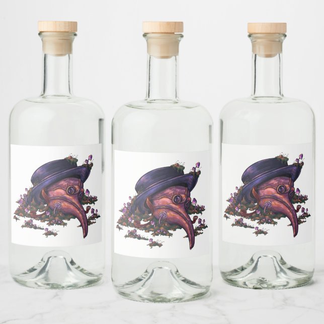 Alchemy of Decay Liquor Bottle Label (Bottles)