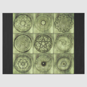 alchemy symbols tissue paper