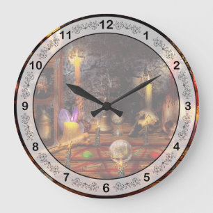 Alchemy - That old black magic Large Clock