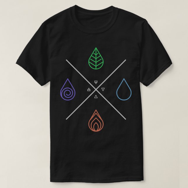 Alchemy The 4 al Elements 2 T-Shirt (Design Front)