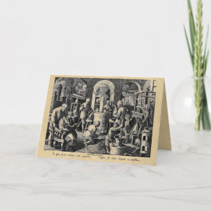 Alchemy Tools of Distillation Greeting Card