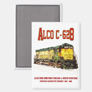 Alco C-628 aka Alco Century 628 Diesel Locomotive Magnet