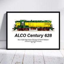Alco C-628 aka Alco Century 628 Diesel Locomotive