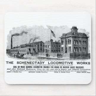 Alco-Schenectady Locomotive Works, 1870 Mouse Pad