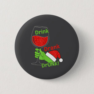 Alcohol &amp; Tails Drink Drank Drunk! Funny Chris 6 Cm Round Badge