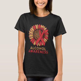 Alcohol Awareness Month Sober Lifestyle Sobriety T-Shirt
