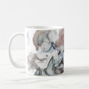 Alcohol Background. Grey and Black Stains. Ice Bac Coffee Mug