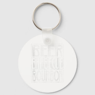 Alcohol Beer Smoke Grill Pork Barbeque Bourbon Bbq Key Ring