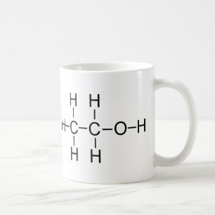 Alcohol - Chemical Formula Coffee Mug