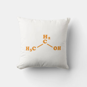 Alcohol Ethanol Molecular Chemical Formula Cushion