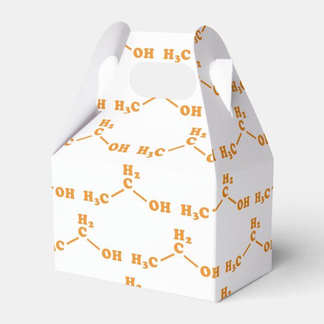 Alcohol Ethanol Molecular Chemical Formula Favour Box (Front Side)