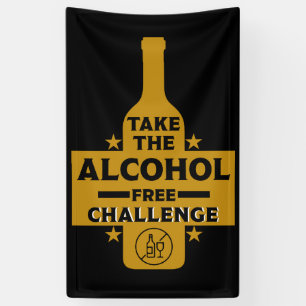 Alcohol Free And Sober Banner