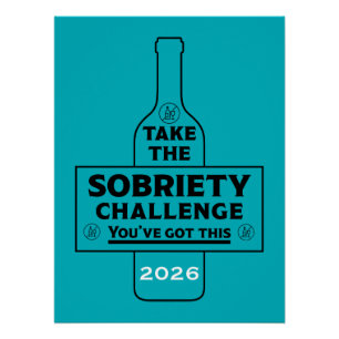  Alcohol Free And Sober Poster