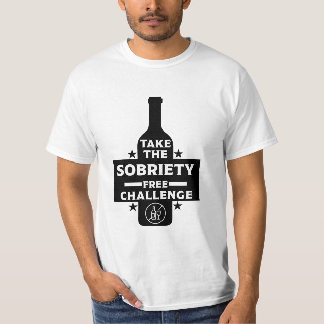  Alcohol Free And Sober T-Shirt (Front)