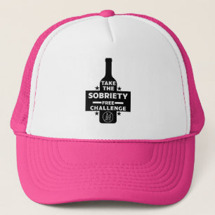  Alcohol Free And Sober Trucker Hat