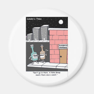 Alcohol Hate Group Funny Tees Mugs Cards Gifts Etc Magnet