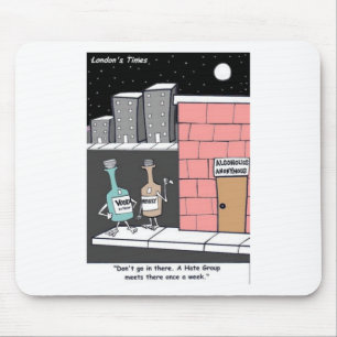 Alcohol Hate Group Funny Tees Mugs Cards Gifts Etc Mouse Pad