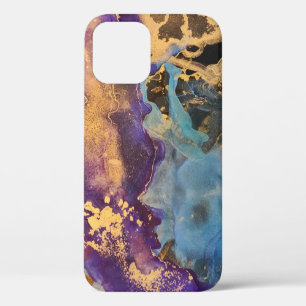 Alcohol Illustration. Decoration Paint. Bright Col iPhone 12 Case