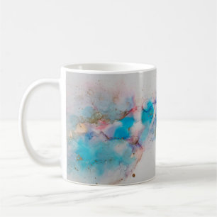 Alcohol Ink Art. Abstract painting. Alcohol Ink ba Coffee Mug