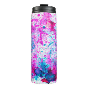 Alcohol Ink Art. Abstract painting. Alcohol Ink ba Thermal Tumbler