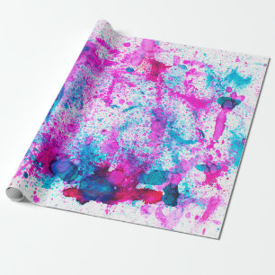 Alcohol Ink Art. Abstract painting. Alcohol Ink ba Wrapping Paper