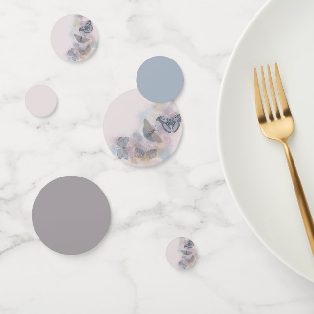 Alcohol Ink Butterflies Confetti (Group)