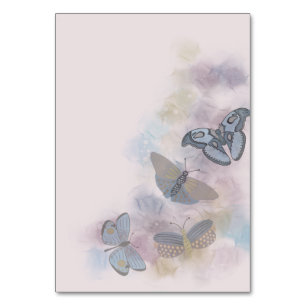 Alcohol Ink Butterflies Table Number