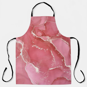 Alcohol ink colours translucent. Abstract multicol Apron