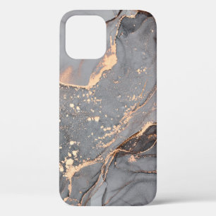 Alcohol ink colours translucent. Abstract multicol iPhone 12 Case