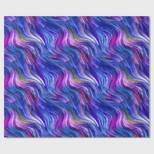 Alcohol Ink Glossy Wrapping Paper