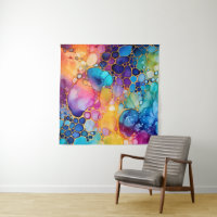 Alcohol ink modern watercolors background