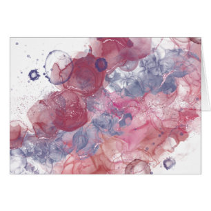 Alcohol Ink Pink Drops