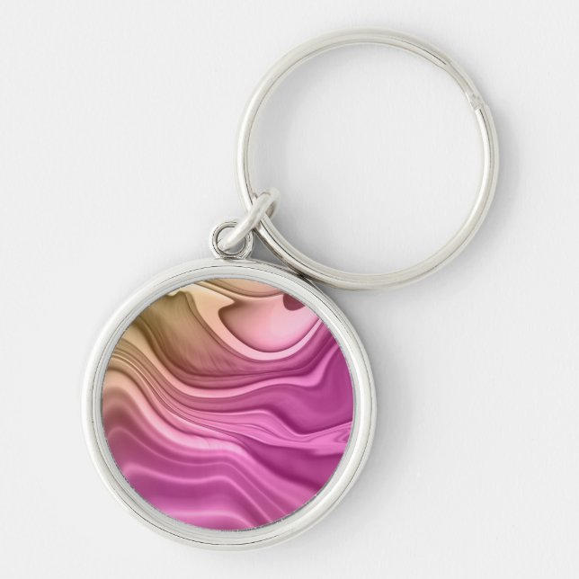 Alcohol Ink Set Aurora Digital Paper-40817 Key Ring (Front)