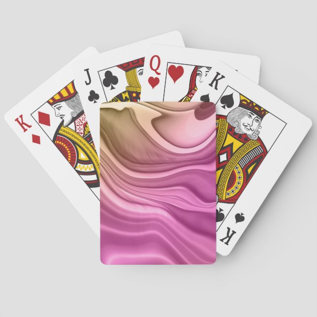 Alcohol Ink Set Aurora Digital Paper-40817 Playing Cards (Back)