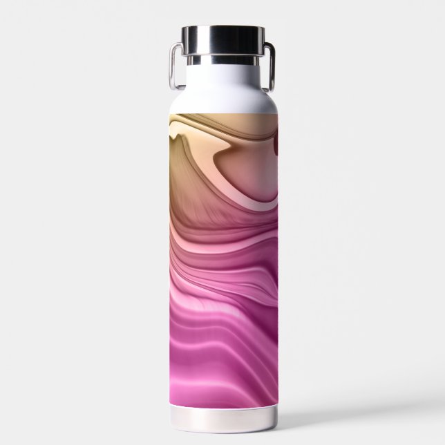 Alcohol Ink Set Aurora Digital Paper Water Bottle (Front)
