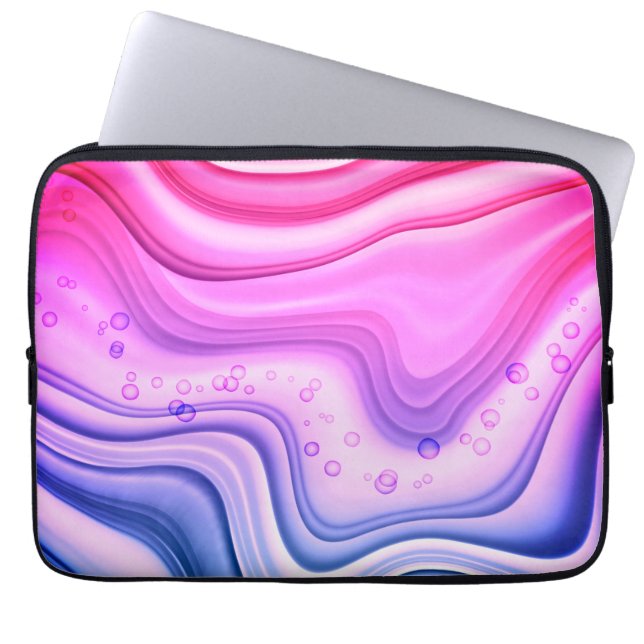 Alcohol Inkset Cotton Candy Digital Paper-40818  Laptop Sleeve (Front)