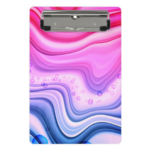 Alcohol Inkset Cotton Candy Digital Paper-40818  Mini Clipboard