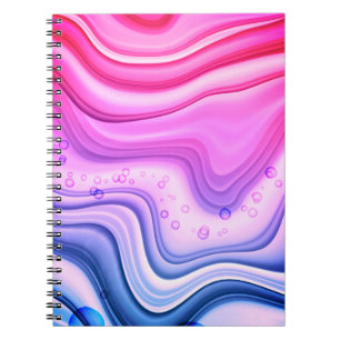 Alcohol Inkset Cotton Candy Digital Paper-40818  Notebook
