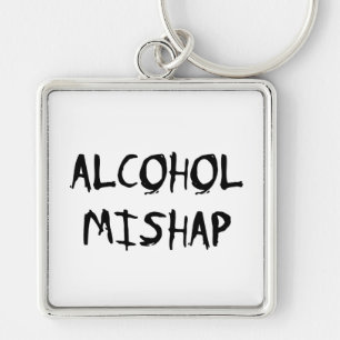 Alcohol Mishap Key Ring