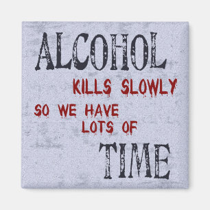 Alcohol Time Magnet