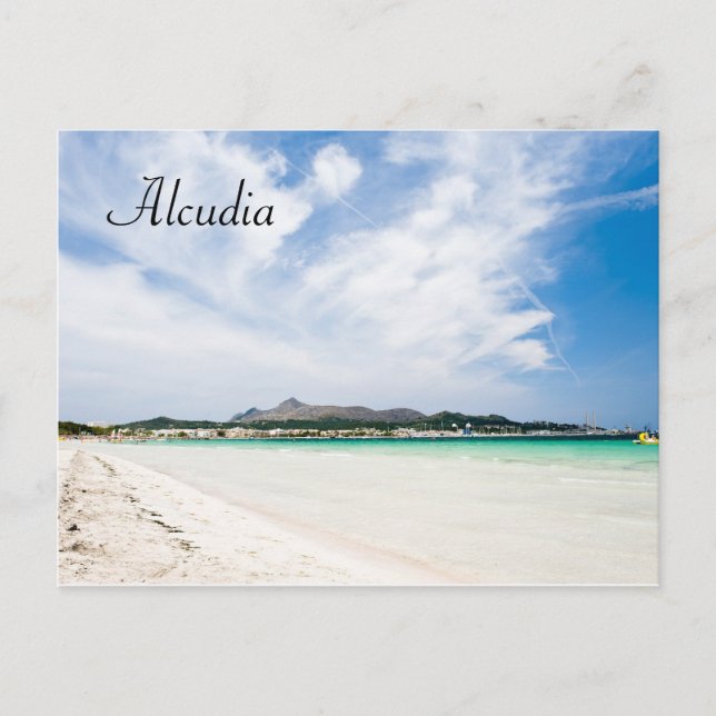 Alcudia beach postcard (Front)