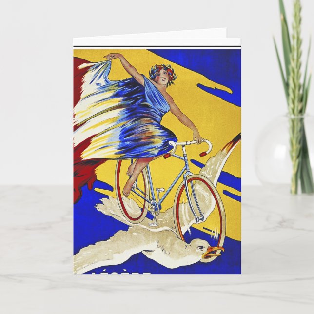 Alcyon Cycles - Vintage Bicycle Art Card (Front)