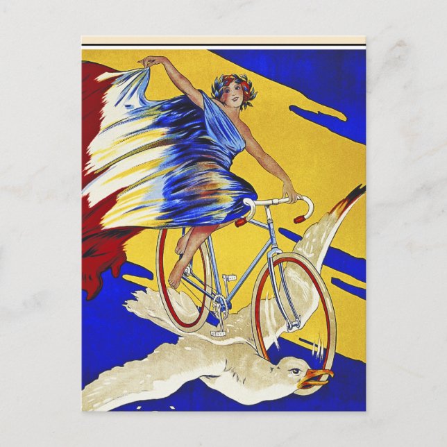 Alcyon Cycles - Vintage Bicycle Art Postcard (Front)