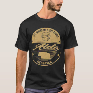 Alda Nebraska It's Where my story begins T-Shirt