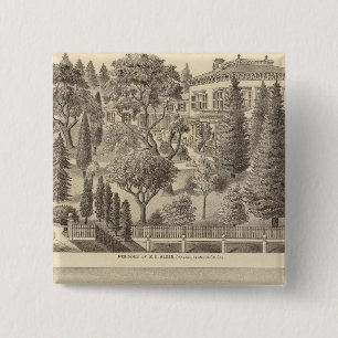 Alden residence, Harmon Tract 15 Cm Square Badge