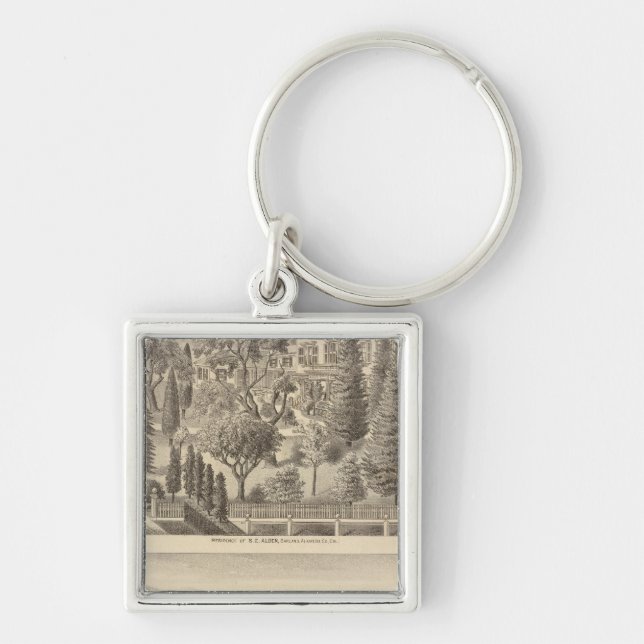 Alden residence, Harmon Tract Key Ring (Front)