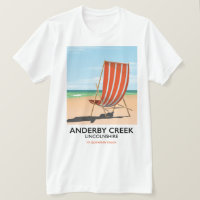 Alderby seaside travel poster