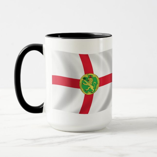 Alderney Flag Mug (Left)